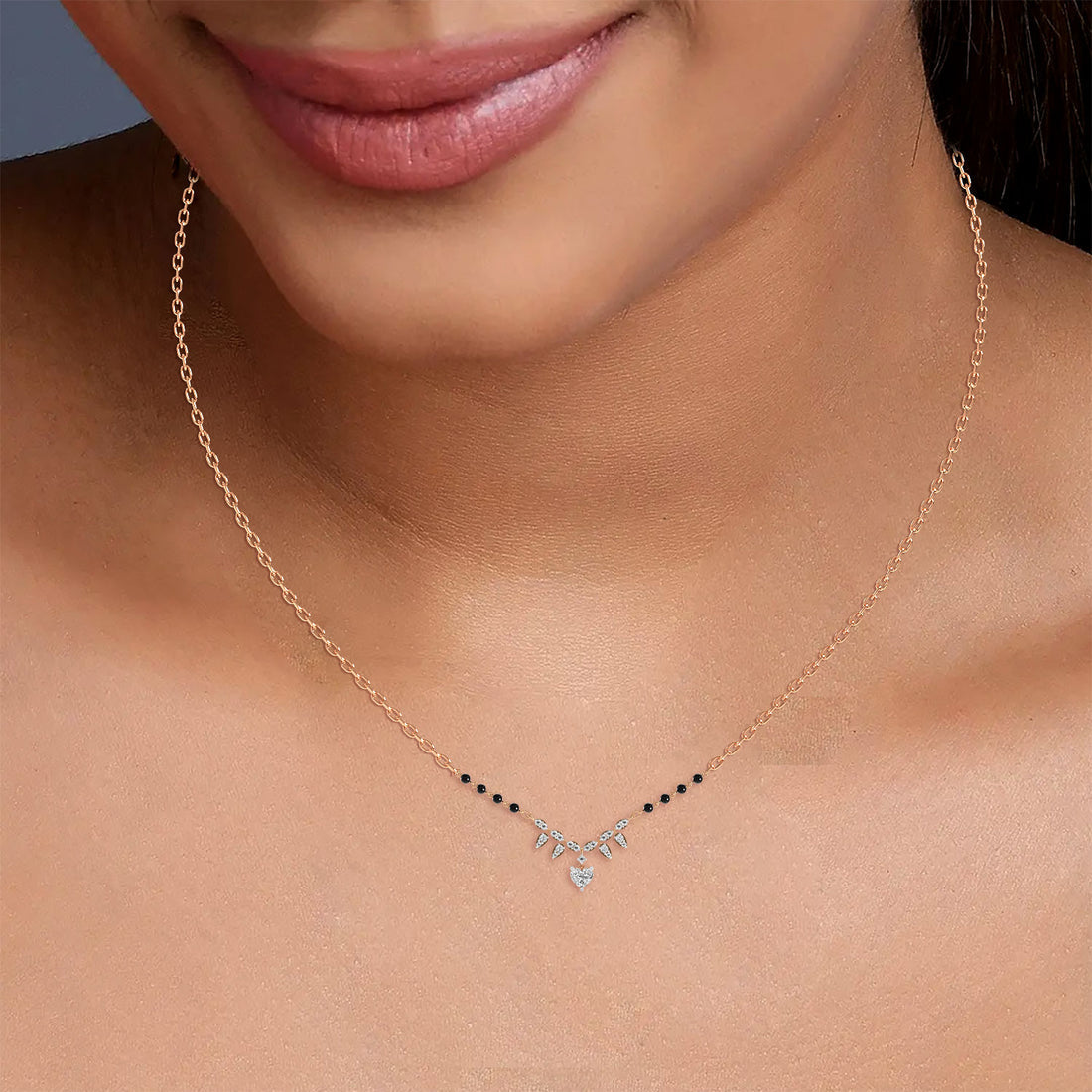 Heart Drop Mangalsutra