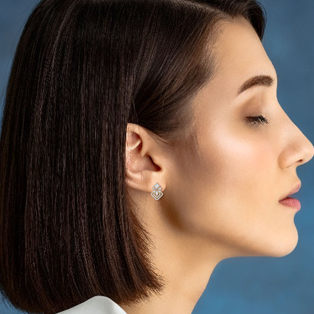 Double Halo Glam Studs