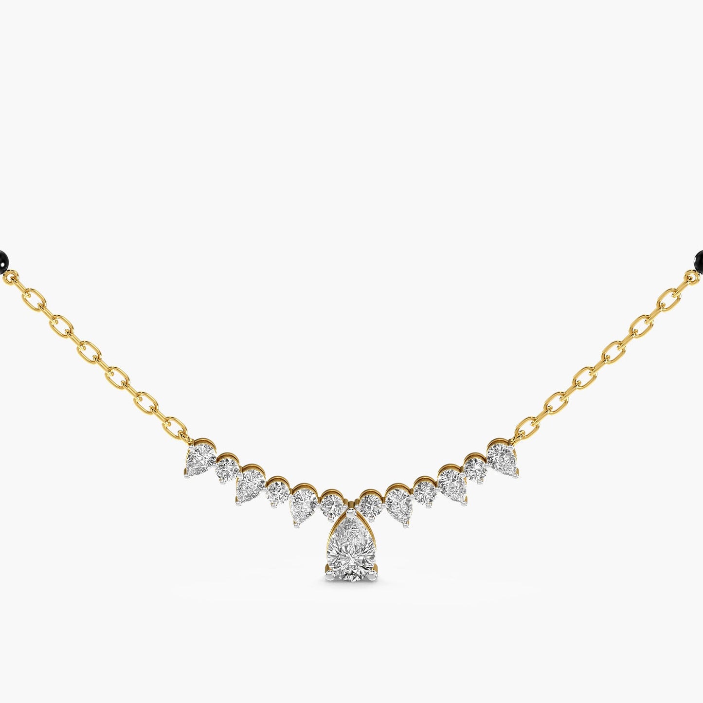 Pear Cascade Mangalsutra