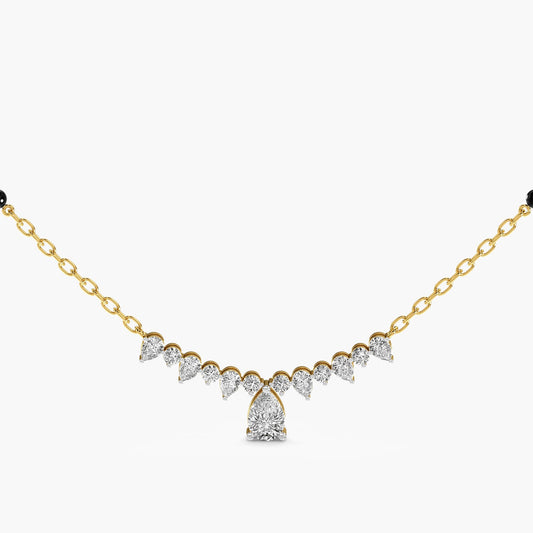 Pear Cascade Mangalsutra