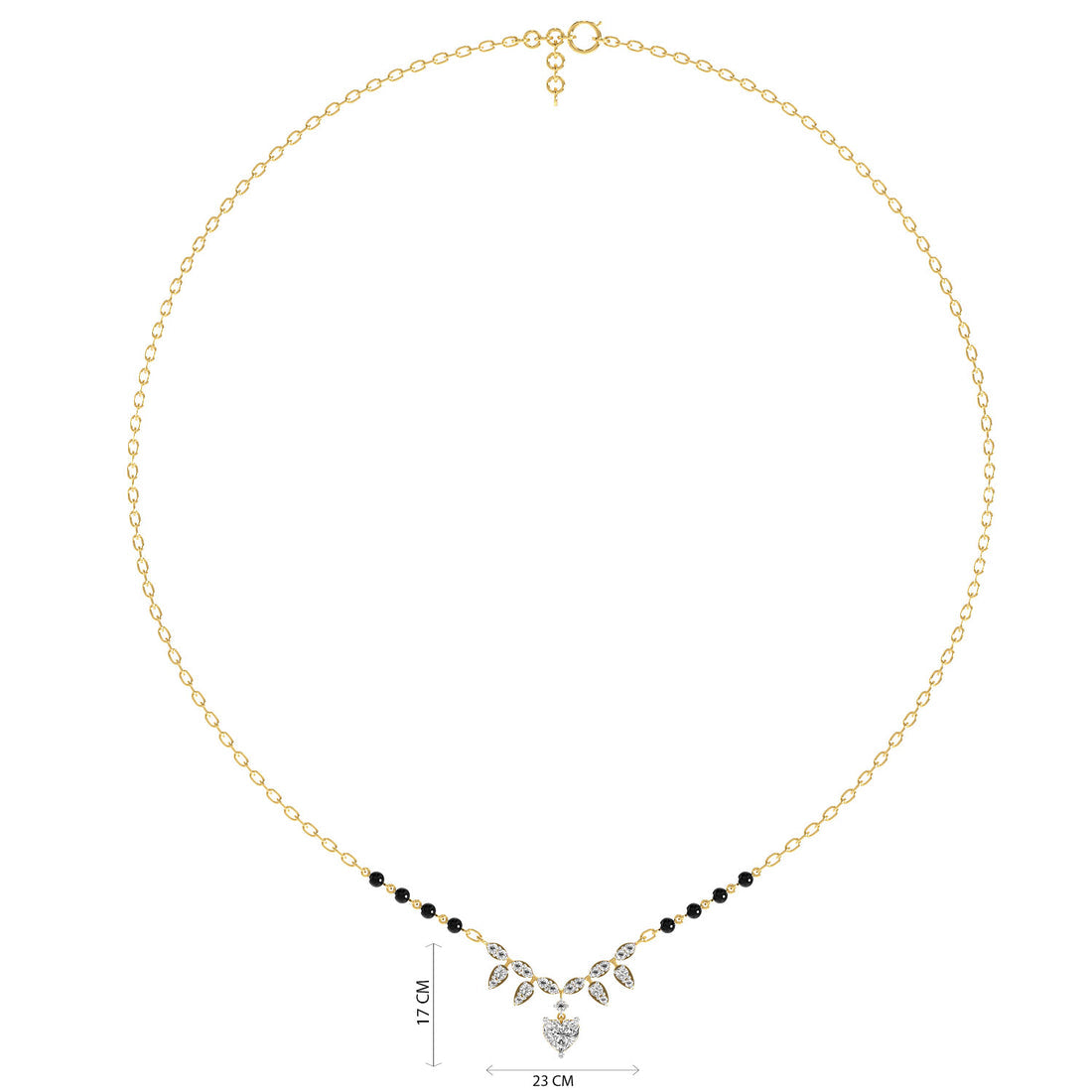 Heart Drop Mangalsutra